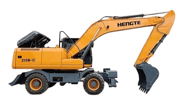 Колесный экскаватор HENGTE HT215W ( в габарите)